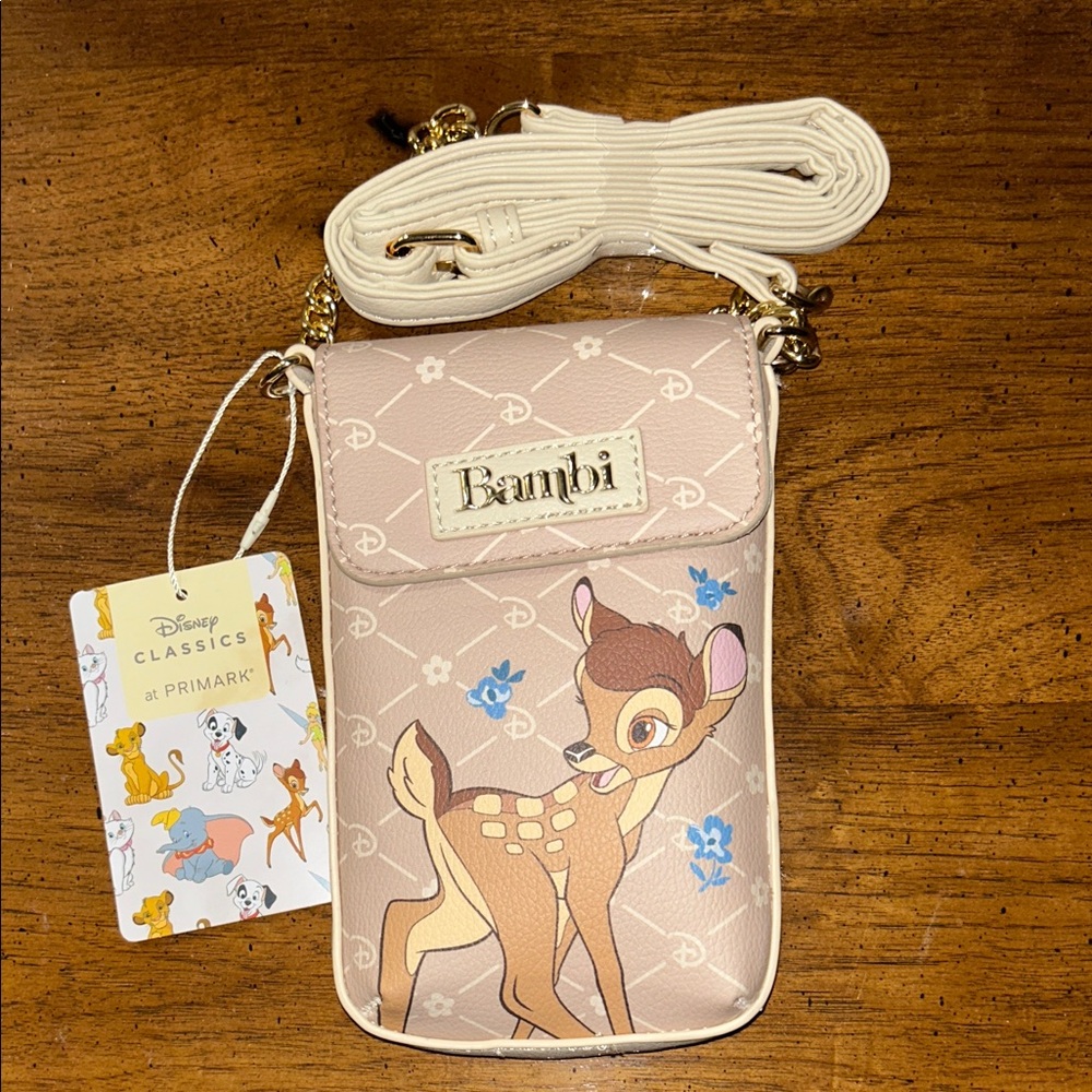 Primark Bambi Crossbody Bag - Cream and Brown
